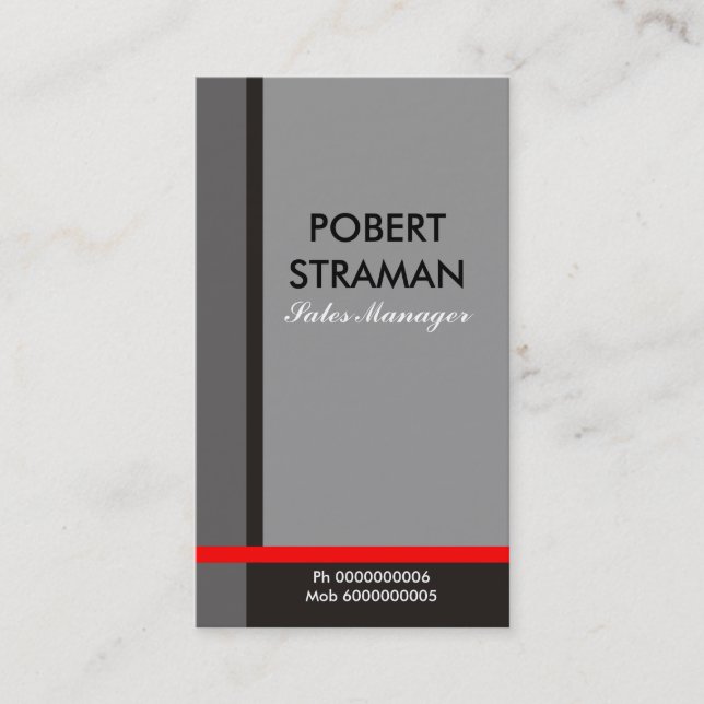 Cartes de visite soignés (Devant)