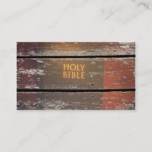 Cartes de visite spirituels d'église de bible