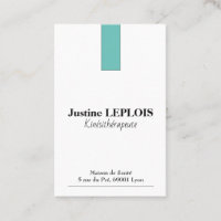 Cartes de visite Standard : 8,5 cm x 5,5 cm