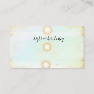 cartes de visite Sun de Reiki Healer