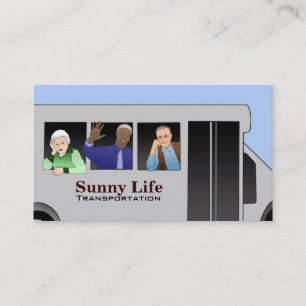 Cartes de visite supérieurs de transport