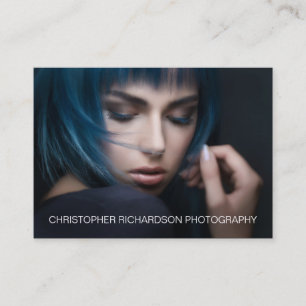 Cartes de visite sur la photographie simples et él