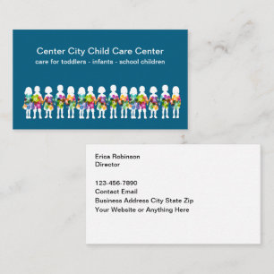 Cartes de visite sur le thème des centres de garde