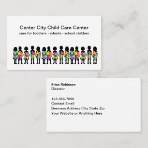 Cartes de visite sur le thème des centres de garde