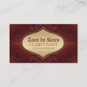Cartes de visite Tarot de la vie de l'arbre de la 