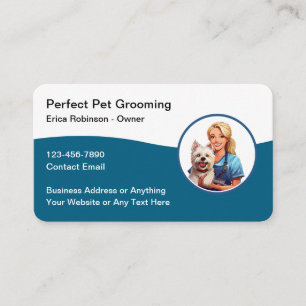 Cartes de visite tendance Pet Grooming
