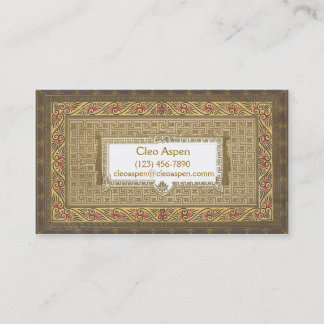 Cartes de visite très fleuris