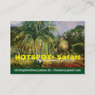 Cartes de visite tropicaux