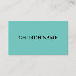 Cartes de visite Turquoises et noirs