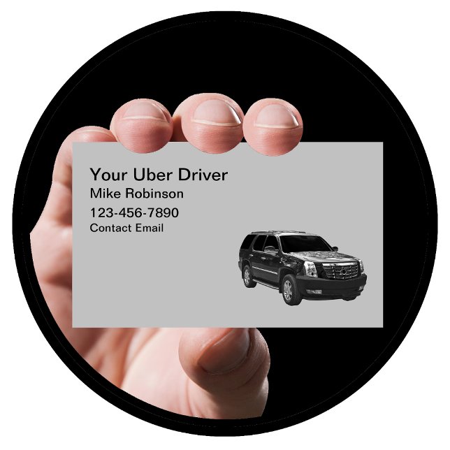 Cartes de visite Uber Drive SUV simples (Créateur téléchargé)
