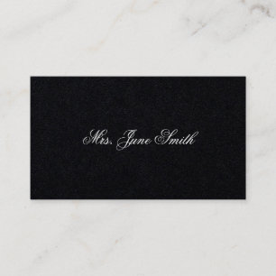 Cartes de visite victoriennes noires