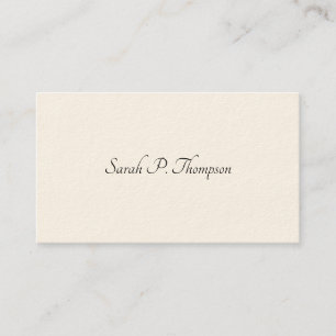 Cartes de visite victoriennes simples