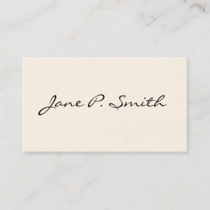 Cartes de visite victoriennes simples