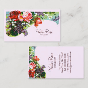 Cartes de visite victoriens de ~ de fleurs