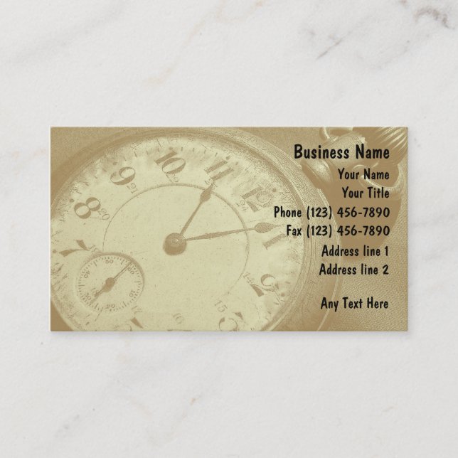 Cartes de visite vintages (Devant)