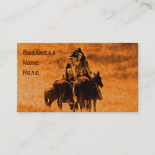 Cartes de visite vintages de guerriers de Cheyenne
