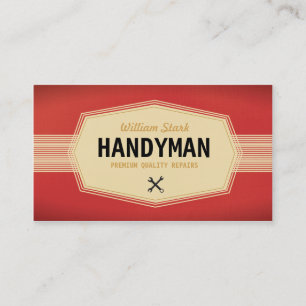 Cartes de visite vintages Handyman