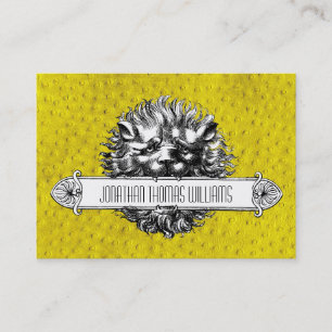 Cartes de visite vintages Lion & Cuir Premium