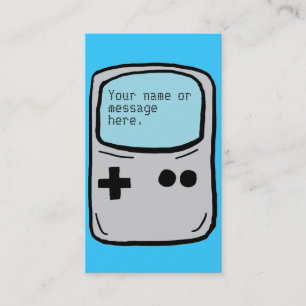 Cartes de visite visuels personnalisables de gamer