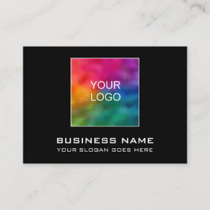 Cartes de visite Votre Entreprise Logo Ici Élégant