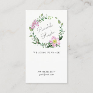 cartes de visite wedding planners floraux
