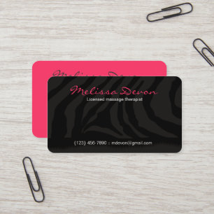Cartes de visite ZEBRA STRIPE