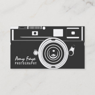 Cartes de visites sur la photographie avec apparei