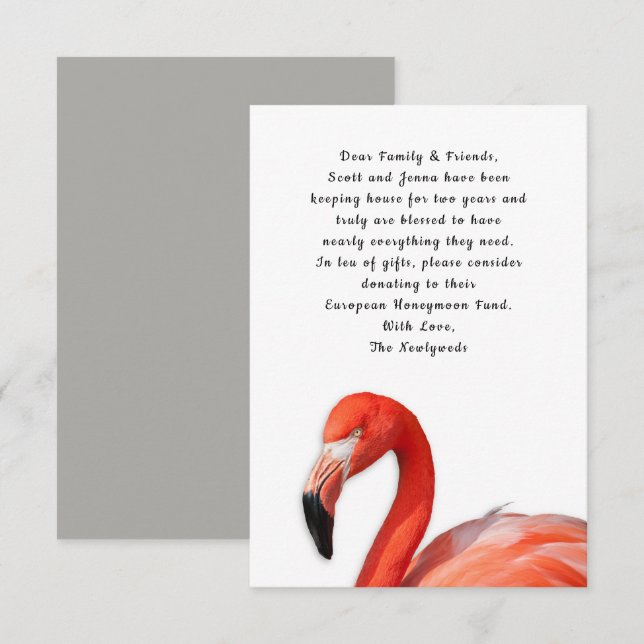Cartes de voeu personnalisées pour fontaine Tropic (Devant / Derrière)