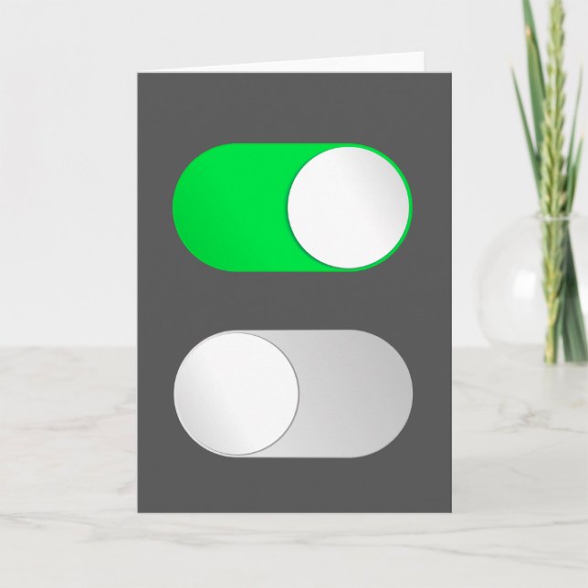 Cartes De Voeux Activées Et Désactivées (Créateur téléchargé)