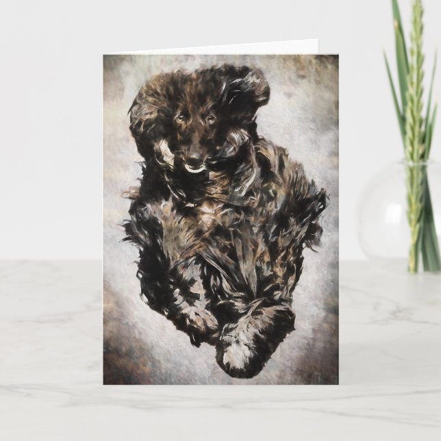 Cartes de voeux Afghanistan Hound (Devant)