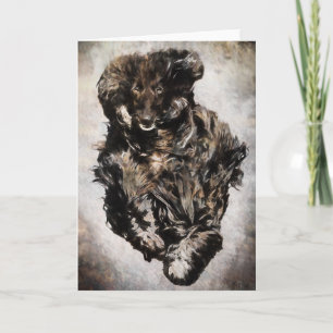 Cartes de voeux Afghanistan Hound