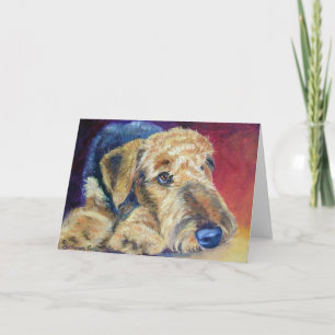 Cartes de voeux Airedale Terrier