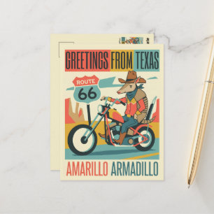 Cartes de vœux animées sympas du voyage au Texas