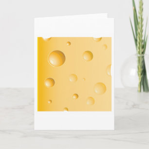 Cartes de voeux au fromage Gruyere