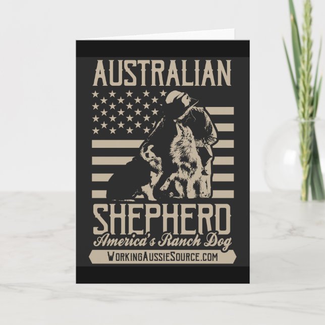 Cartes de voeux australiennes des Etats-Unis (Devant)