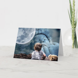 Cartes de vœux avec bénédictions 2 pour un garçon