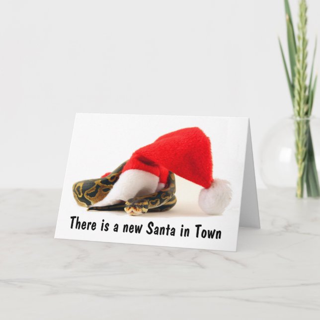 Cartes de voeux Ball Python (Devant)