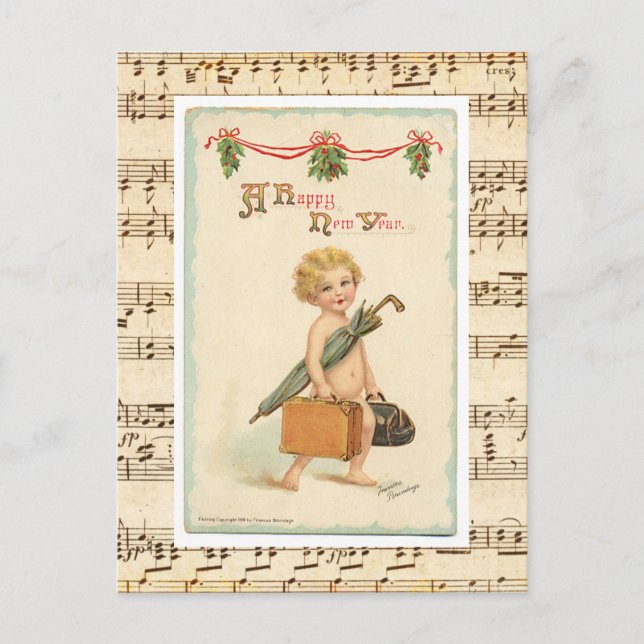 Cartes de vœux Bonne Année (Devant)