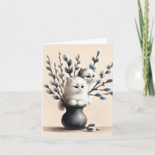 Cartes de vœux Chats dans les chatons