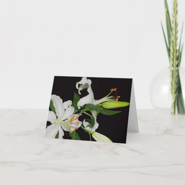 Cartes de voeux - Collection de Lys Artistique (Devant)