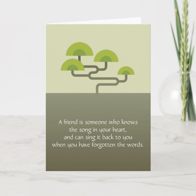 Cartes de voeux d'amitié (Devant)