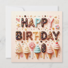 Cartes de voeux d'anniversaire heureuses