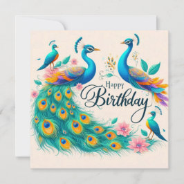 Cartes de voeux d'anniversaire heureuses