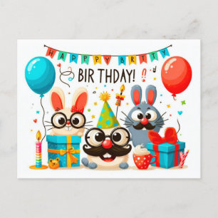 Cartes de voeux d'anniversaire heureuses