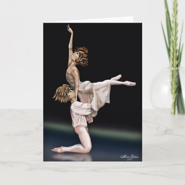 Cartes de voeux de ballet de Romeo et de Juliet (Devant)