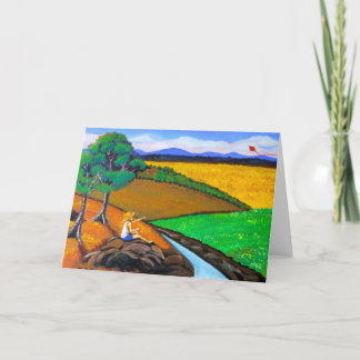 Cartes de voeux de cerfs-volants