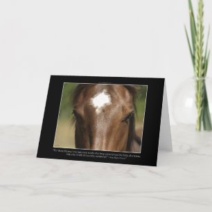 Cartes de voeux de cheval et de poème ou cartes de