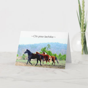 Cartes de voeux de Choctaw (lachike de Pise de