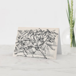 Cartes de voeux de course de chevaux
