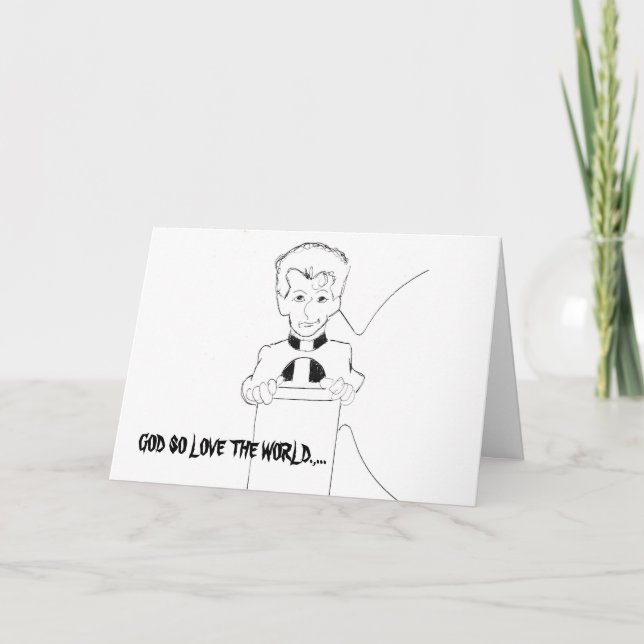 Cartes de voeux de Dieu (Devant)